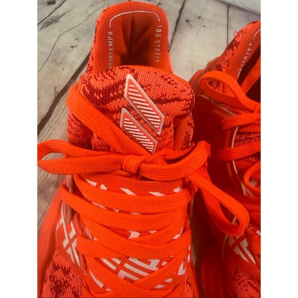 Adidas Harden Volume 4 Athletic Sneakers Solar Red Orange Bold Vibrant Mens 7.5 main image 13
